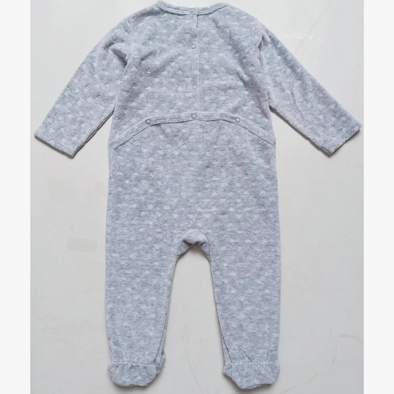 Tanie Dziecko romper piżamy ubrania dla dzieci długie rękawy dzieci odzież żakardowe kombinezony dla dzieci dzieci chłopiec dziewczyna odzież footies romper