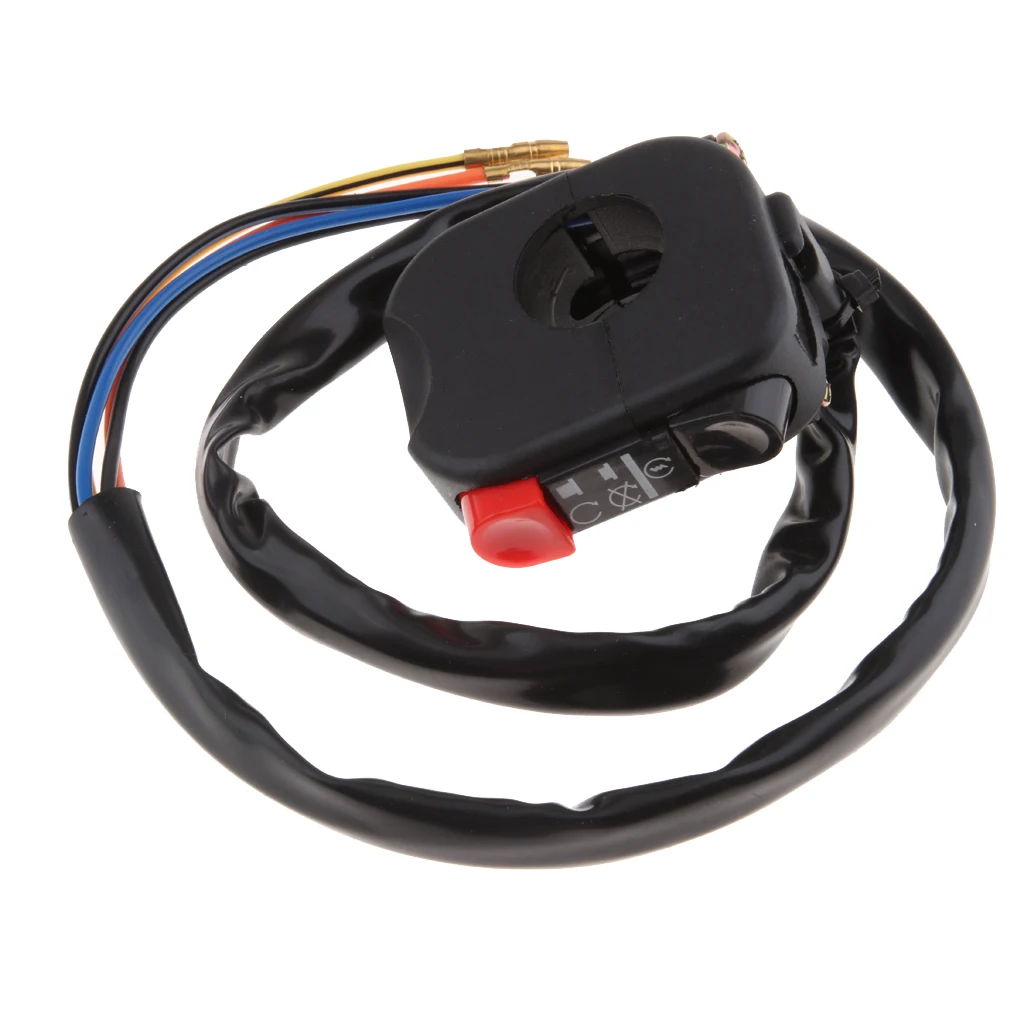 RH Handlebar Switch Starter / Kill Push ON OFF Button for Honda Bike ATV, ABS Plastic