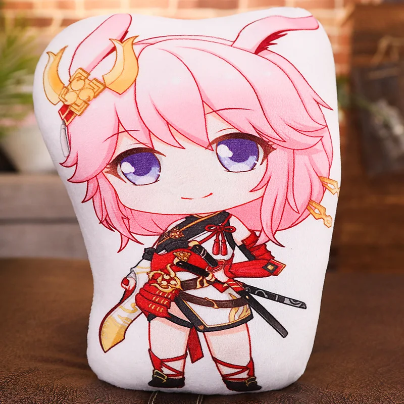 Honkai Impact 3 Подушка игрушка игра MmiHoYo Kiana Kaslana Райден Мэй короткая плюшевая кукла