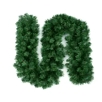 

2.7m Artificial Christmas Rattan Thicken PVC Christmas Garland Decor Hotel Mall Supermarket Xmas Layout Ornament Accessory
