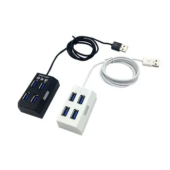 

High Speed 4 Ports Multiple USB 2.0 Hub USB Splitter Adapter For PC Computer Laptop Tablet Accessories