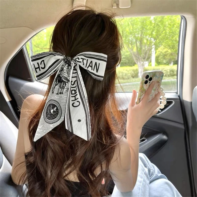 Retro Elegant Headband Fashion Women Simple Personality Bow Knot Winding Hair Rope Band Design Korean Girls Hair Accessories 3