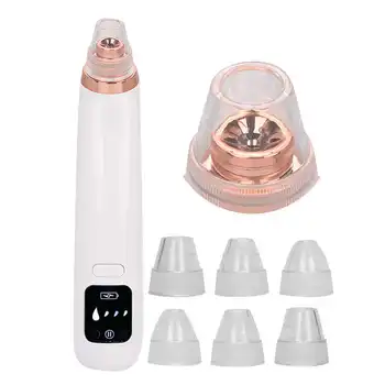 

Blackhead Vacuum Pore Cleaner USB Rechargeable Electric Blackhead Removal Tool Hot Compress Skin Care Skin Tag Acne Wart