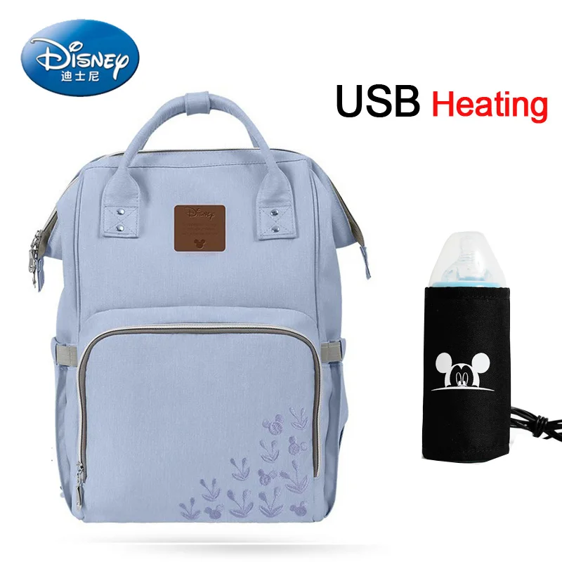 Детские Сумки disney для мамы многофункциональная USB Водонепроницаемая модная сумка для мамы подгузник большой емкости органайзер для детской коляски - Цвет: 3