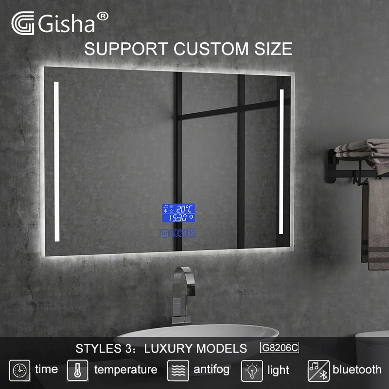 Led Bathroom Mirror Bluetooth Everything Bathroom