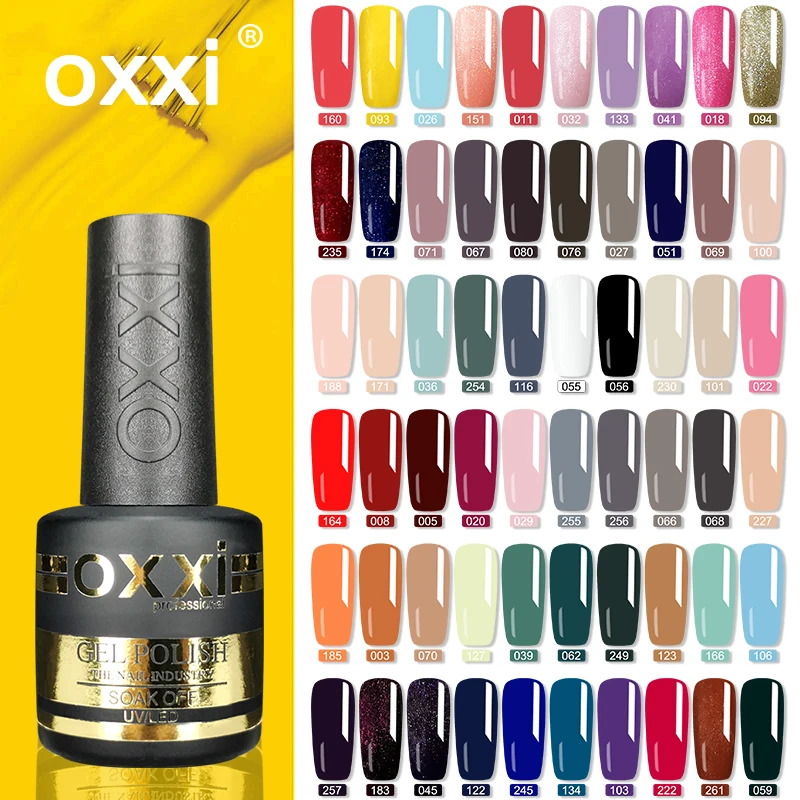 

OXXI 8ml Varnish Hybrid Nail Art Gellac Semi-permanent Enamels UV LED Gel Polish Manicure Desgin Glitter Gel Varnishes for Nails