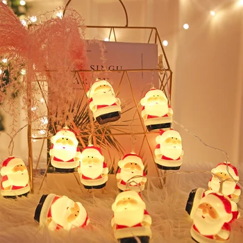 

20 LEDs Festival DIY Fairy Bedroom Home Waterproof Tree Hanging Wedding Indoor Outdoor Decor Christmas String Lights Santa Claus