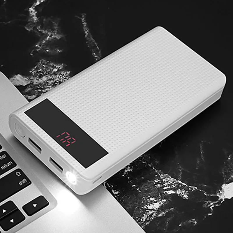 5 В/2 а двойной USB 7*18650 Внешний аккумулятор зарядное устройство для мобильного телефона DIY Чехол для iphone6 Plus S6 xiaomi
