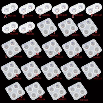 

Handmade All Sizes Ball-Jointed Doll Eye Resin Mold Eyeballs Half Round Doll Eyes Resin Casting Mold Art Craft Tools