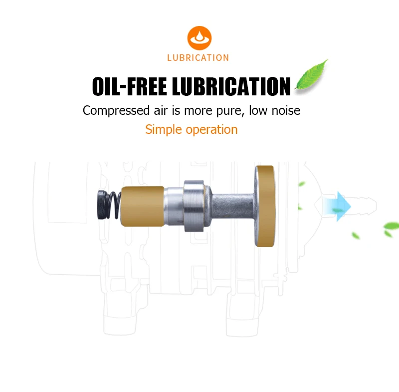 45W 70L/min HAILEA Electromagnetic Air Compressor Fish Tank Oxygen Air Pump Hydroponics 6 Way Air Aerator Pump ► Photo 3/6