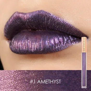 

Newly Women Liquid Lipstick Glitter Waterproof Long Lasting Makeup Shiny Lip Gloss Cosmetics CLA88