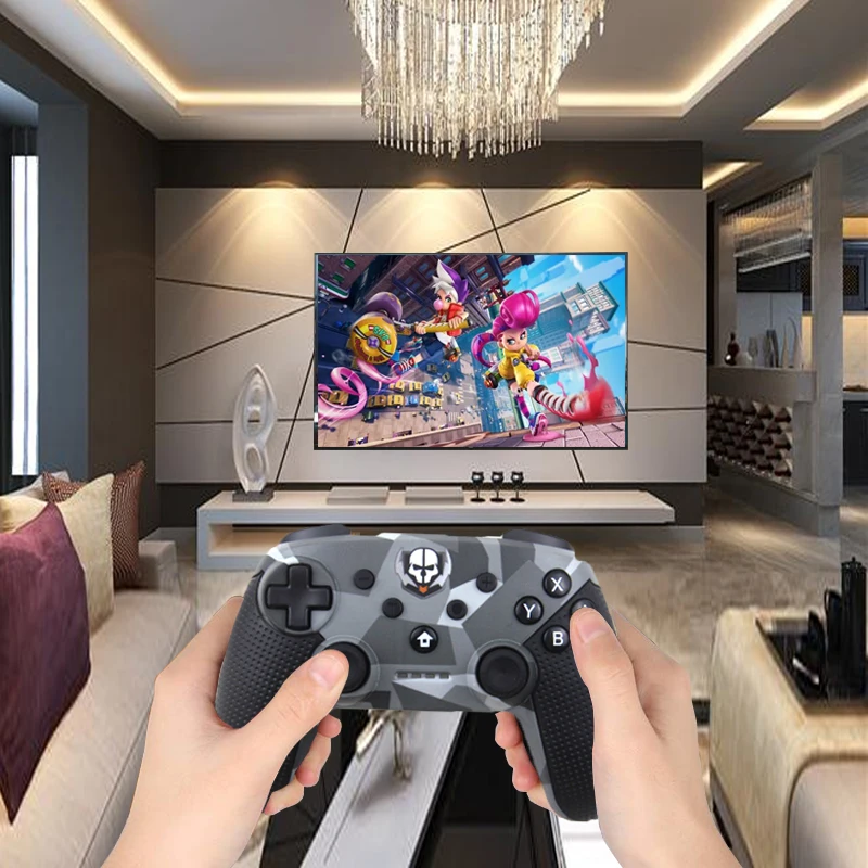 Беспроводной игровой контроллер Джойстик для консольный переключатель Nintendo Bluetooth геймпад Pro Joypad для Android/PC Аксессуары контроллер