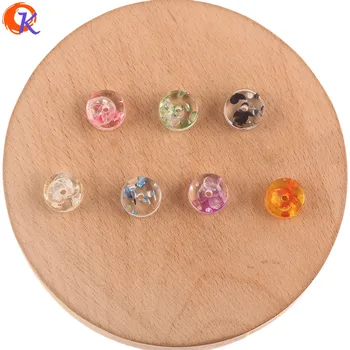 

Cordial Design 500pcs 11*11MM Resin Beads/Jewelry Accessories/Round Coin Shape/Hand Made/Cracked Effect Bead/DIY Earrings Making