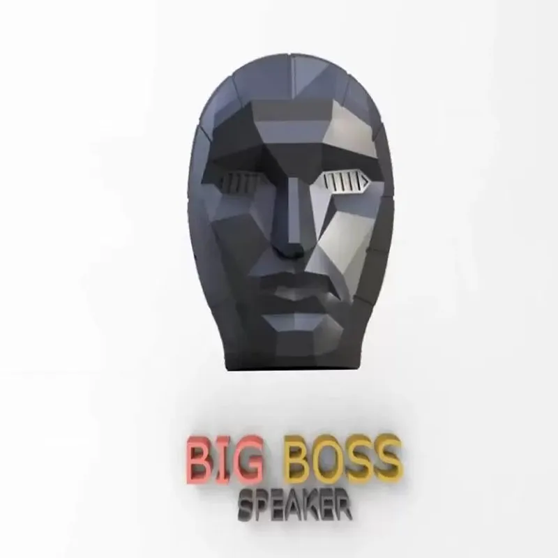 Big Boss Speaker Wireless Bluetooth Portable Squid Game Black Mask | Электроника