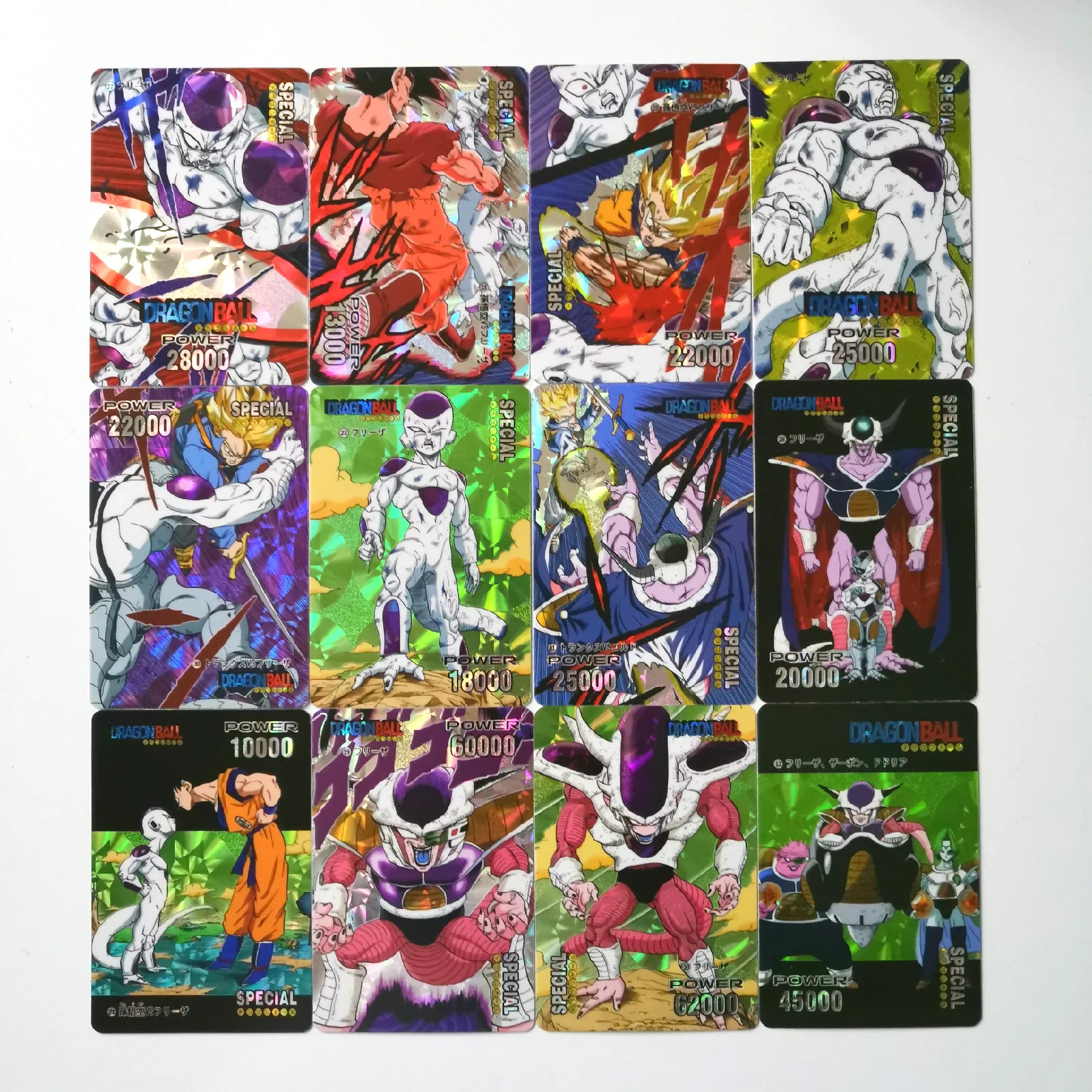63 шт. супер Dragon Ball-Z Heroes пастируемая Боевая карта Ultra Instinct Goku Vegeta игровая коллекция карт