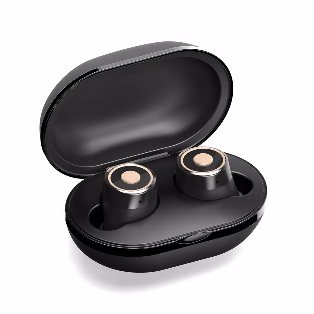Mosunx TWS mini dual V5.0 беспроводной Bluetooth наушники-вкладыши Встроенный микрофон с 800 мАч зарядная коробка спортивные наушники