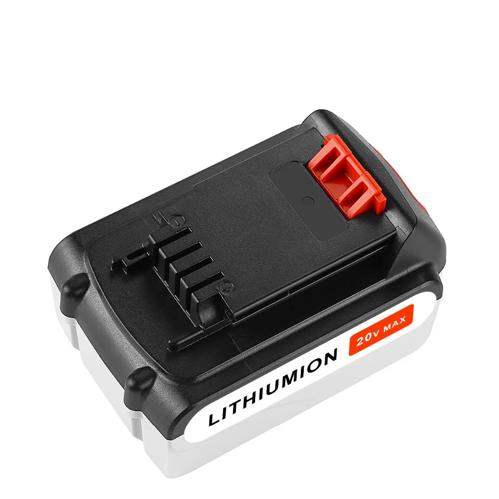Замена высокого качества 6.0Ah 20V литий-ионная батарея для Black& Decker: LBXR20 LBX4020 LB20 LBX20 LBXR20-OPE