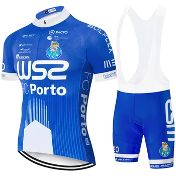 

2020 TEAM WS2 Blue Cycling Jersey 20D Gel Bike Shorts suit Mens ropa de bicicleta Maillot Culotte Biycling Bottoms cycling wear