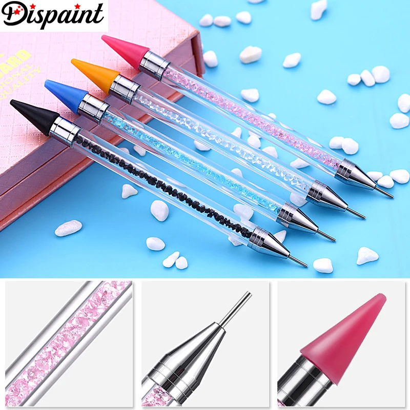 

Dispaint DIY Diamond Painting Pen Tool Accessories Rhinestones Pictures Double Head Diamond Embroidery Point Drill Pen Gift