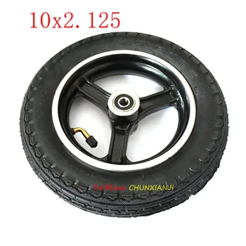 

10 Inch 10x2.125 Inch Wheel Hub& Tire for Electric Scooter Balancing Hoverboard Self Smart Balance Scooter Explosion-proof Tyre
