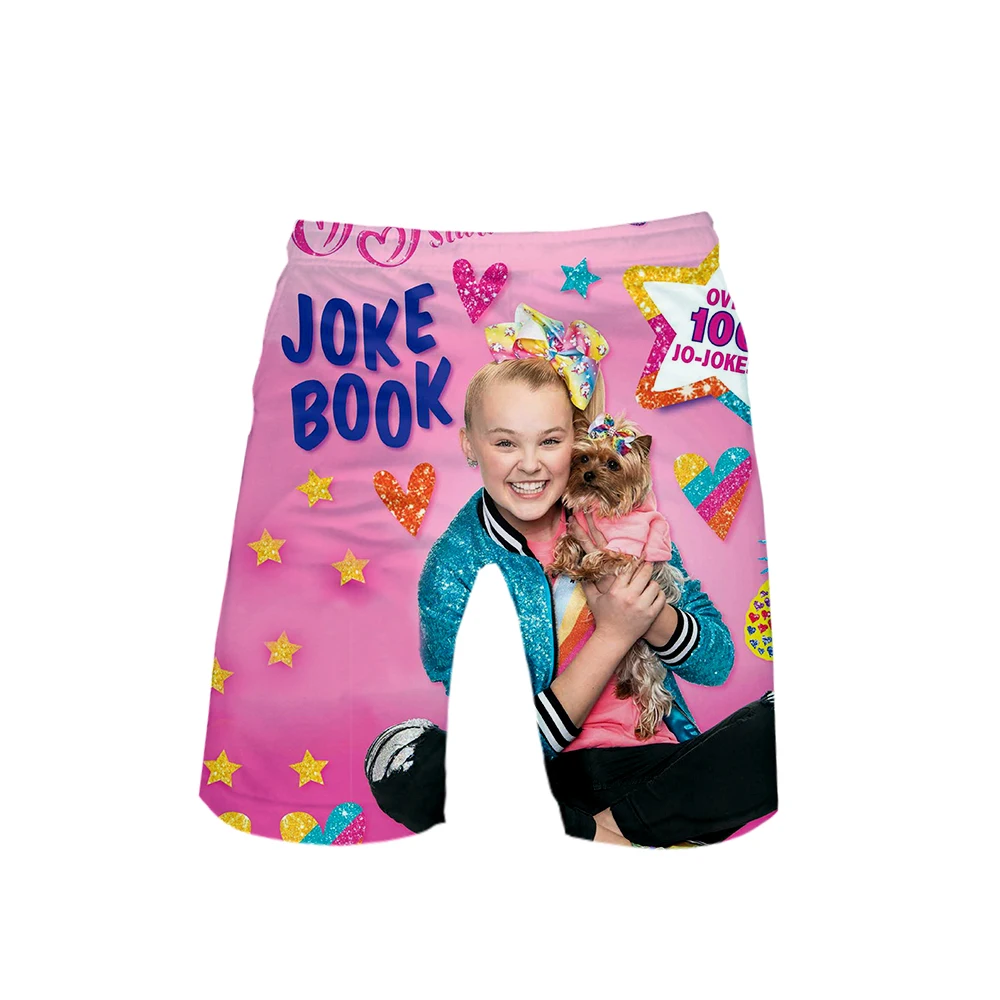 JOJO SIWA напечатанные 3D пляжные шорты Мужская модная уличная одежда шорты Горячая Распродажа Harajuku модная летняя одежда