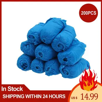 

Reusable Shoe Covers New Non-woven Shoe Cover Household Thick Washable Shoes Covers Non-slip Non-disposable Guests Family Tools