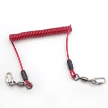 Производители профессиональное производство пластиковой пружины анти-падения шнурки аппаратные инструменты анти-осень безопасности шнурки напоминания Ro