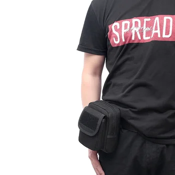 

Sports (Tactical)Hunting Waist Bags Compact MOLLE EDC Pouch Utility Gadget Pouch Portable Military Belt Waist Bag Pocket