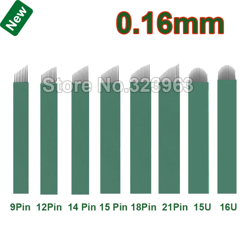 

Lamina Tebori 0.16mm Microblading Needles for Permanent Makeup Blade Manual Pen Tattoo Needles 9 12 14 15 18 2115U 16U 12 U 18U