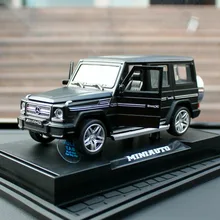 Аксессуары для украшения автомобиля, 1:32 G65, сплав, оттягивающая задняя часть автомобиля, модель для литья под давлением, авто интерьер, роскошные украшения, костюм для детей, подарок