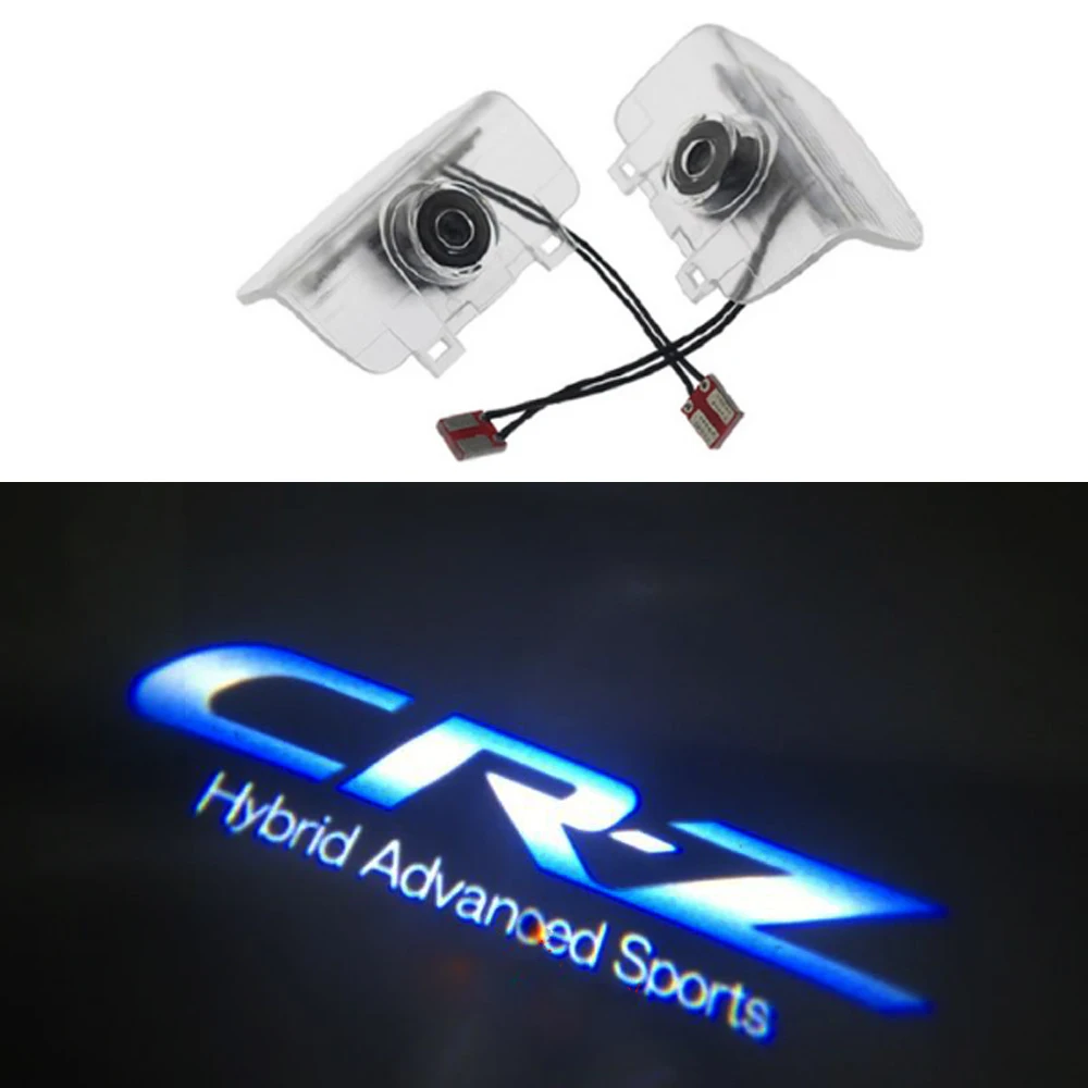 2pcs/lot Welcome Light CR-Z Hybrid Advanced Sports Logo For Honda Odyssey Accord Elysion Car Door | Автомобили и мотоциклы