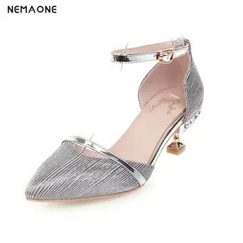 

2020 New Fashion and Contracted Buckle Women Pumps Sexy Thin High Heel Women Shoes Ladies Summer Casual Party Pumps