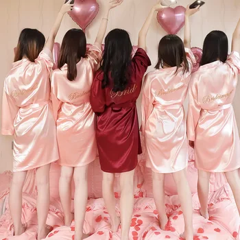 

Wedding Decoration Bachelorette Party Bride/bridesmaid Robe Team Bride Bride To Be Wedding Gift Hen Night Wedding Supplies Decor