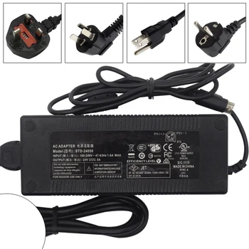 

For 3 Pin Adapter Tech STD-24050 Power Supply Charger 24V 5A 100-240V 47-63Hz 1.6A - Used