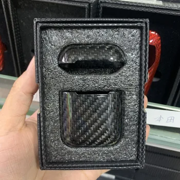 

Real Carbon Fiber Case for Apple AirPods Pro 2 Wireless Charging Bluetooth Headphone Cover for AirPods 2 3 Accessories