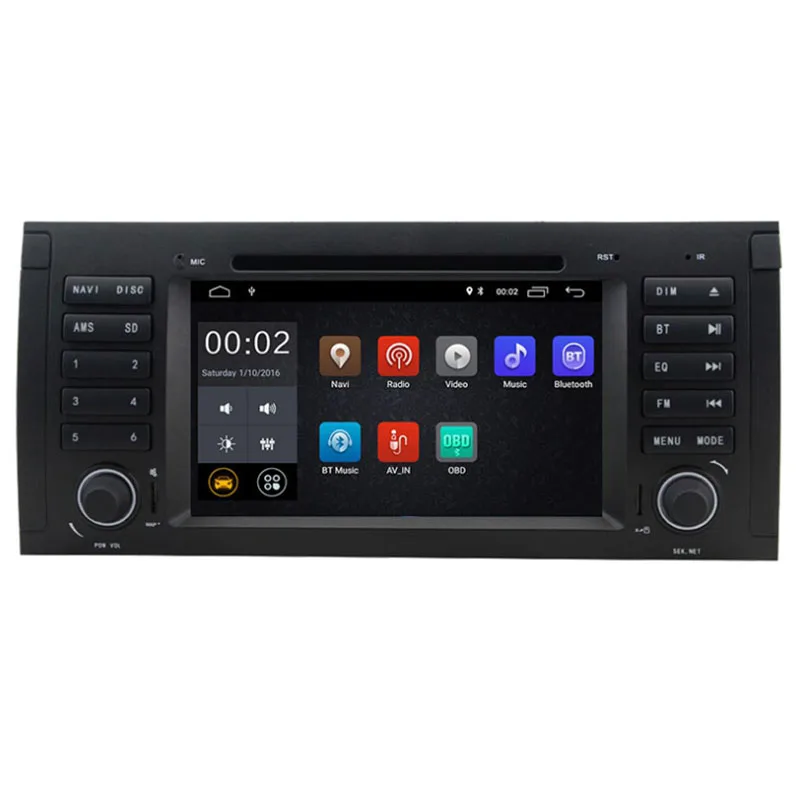 1 Din Android 8,1 автомобильный dvd-плеер для BM-W X5 E53 E39 gps стерео аудио навигация Мультимедиа экран головное устройство DVD Automotivo 2 Гб