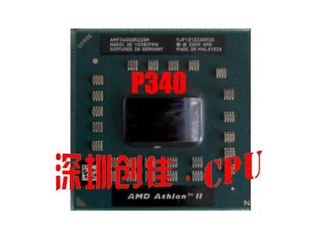 Ноутбук Процессор AMD Athlon II двухъядерный P340 P 340 мобильный (1 м кэш 2 ГГц) AMP340SGR22GM
