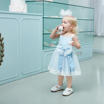 

Summer New Little Girls Dress Princess Dress Elegant 1st Birthday Dress Toddler Girl Party Dress for Baptism
