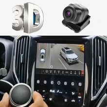 3D HD 360 Surround View System G-Sensor Parking recording Driving With Bird View Panorama System 4 Car Camera 3D 1080P DVR