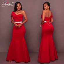 SERMENT/ ; вечернее платье большого размера; однотонное шифоновое простое платье без бретелек с v-образным вырезом; женское платье на бедрах