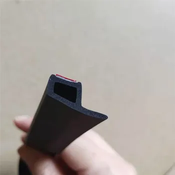 

8pcs For Tesla Model 3/S/X Door Seal Kit Soundproof Rubber Weather Draft Seal Strip Wind Noise Reduction Kit