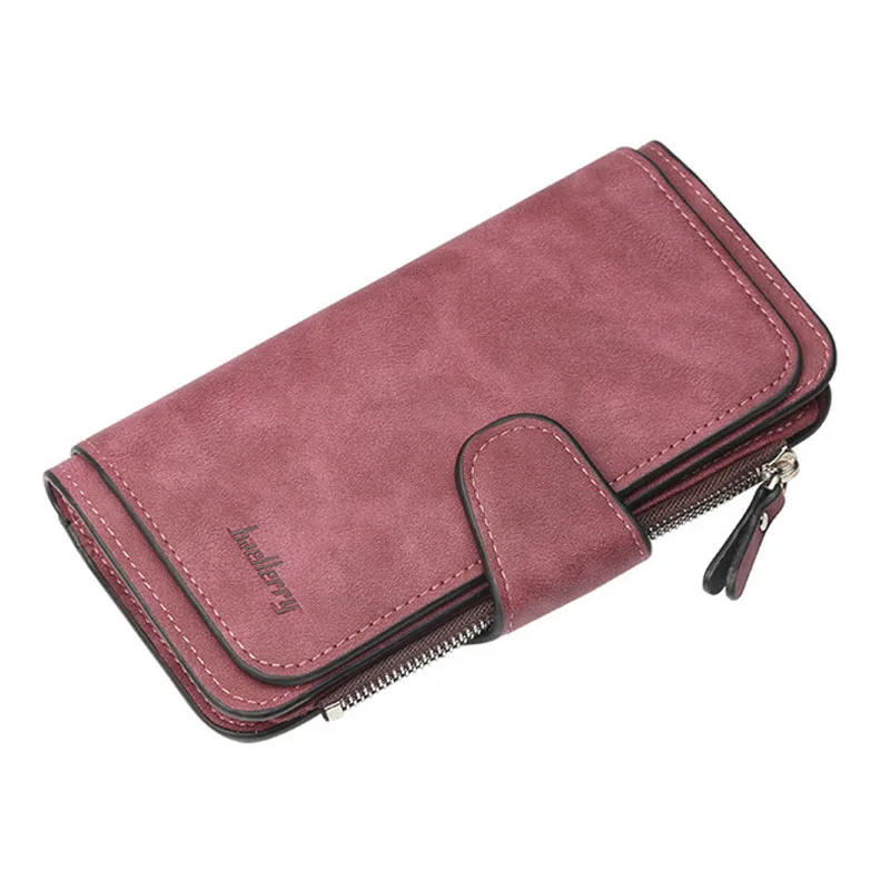 Billeteras de piel sintética de gran capacidad para mujer, carteras con broche largo, Tarjetero con bolsillo para monedas, bolso de mano, cartera para teléfono