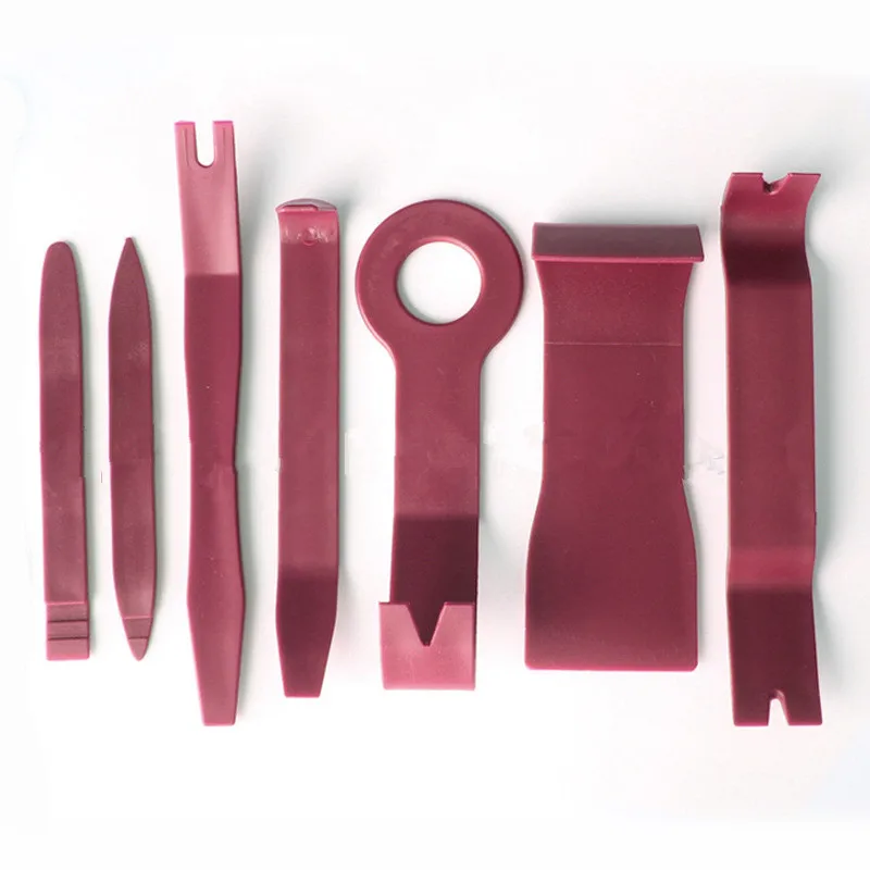 

7 Pcs/Set Car Audio Disassembly Tool Kit Auto Trim Door Panels Interior Navigation Disassembly Modification Vehicle Removal Tool