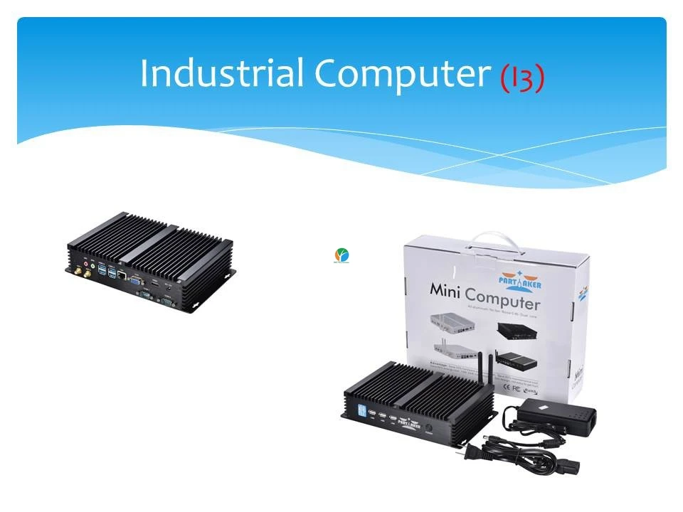 Причастником Безвентиляторный Mini PC i5 4200U промышленных мини-компьютер 24 часов работы 2 COM HDMI VGA двойной Дисплей 300 м wi-Fi 4 К HD HTPC