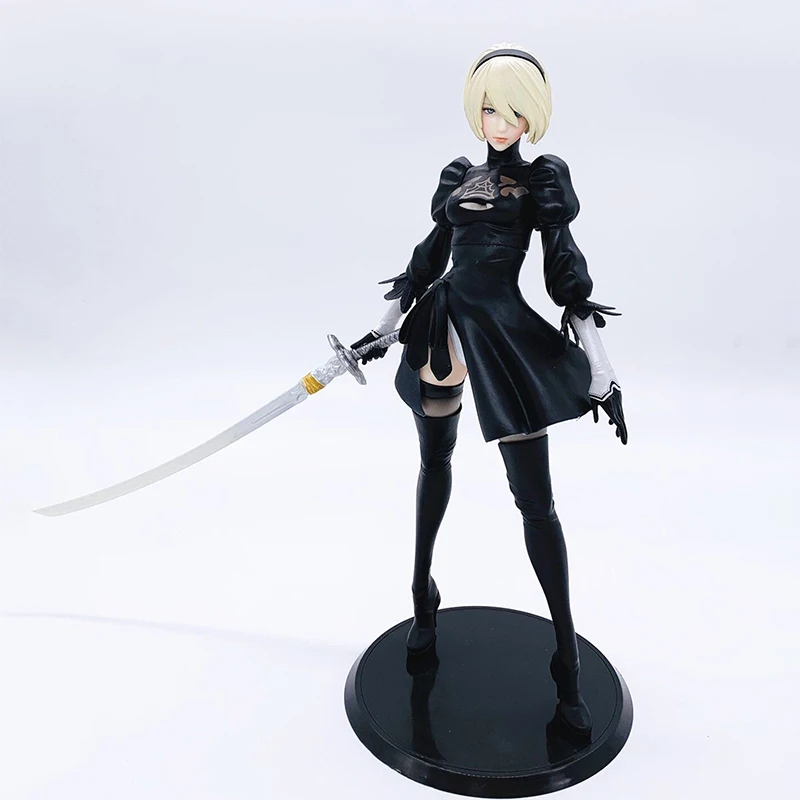 Nier Automata 2B YoRHa No.2 Тип B ПВХ экшн-фигурка игрушки Аниме Сексуальная девушка фигурка