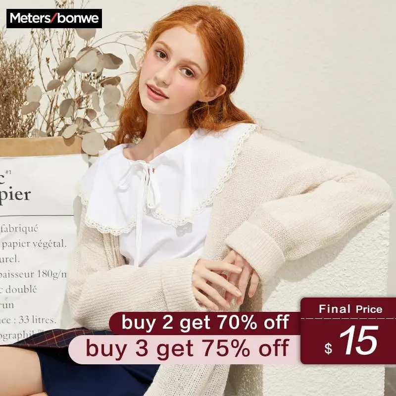 

Metersbonwe Soft Knitted Cardigan Women sweater Spring Office Lady Clothing Fashion Cardigan for Female OL Cardigan 219893