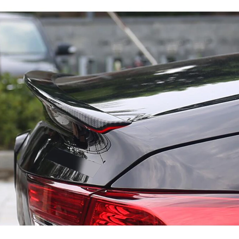 Для Honda Accord 10th украшение в виде хвостового крыла высокое качество АБС пластик покраска задний спойлер багажника из углеродного волокна