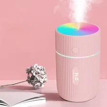 

Humidifier USB Ultrasonic Aroma Diffuser Cool Mist Maker Portable Mini Air Humificador Purifier With Light for Car Home Office