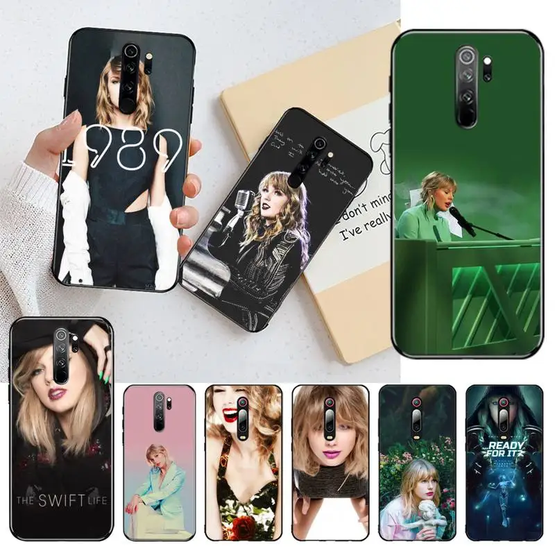 Милый чехол для телефона PENGHUWAN Taylor singer Bling Redmi Note 8 8A 7 6 6A 5 5A 4 4X 4A Go Pro Plus Prime |