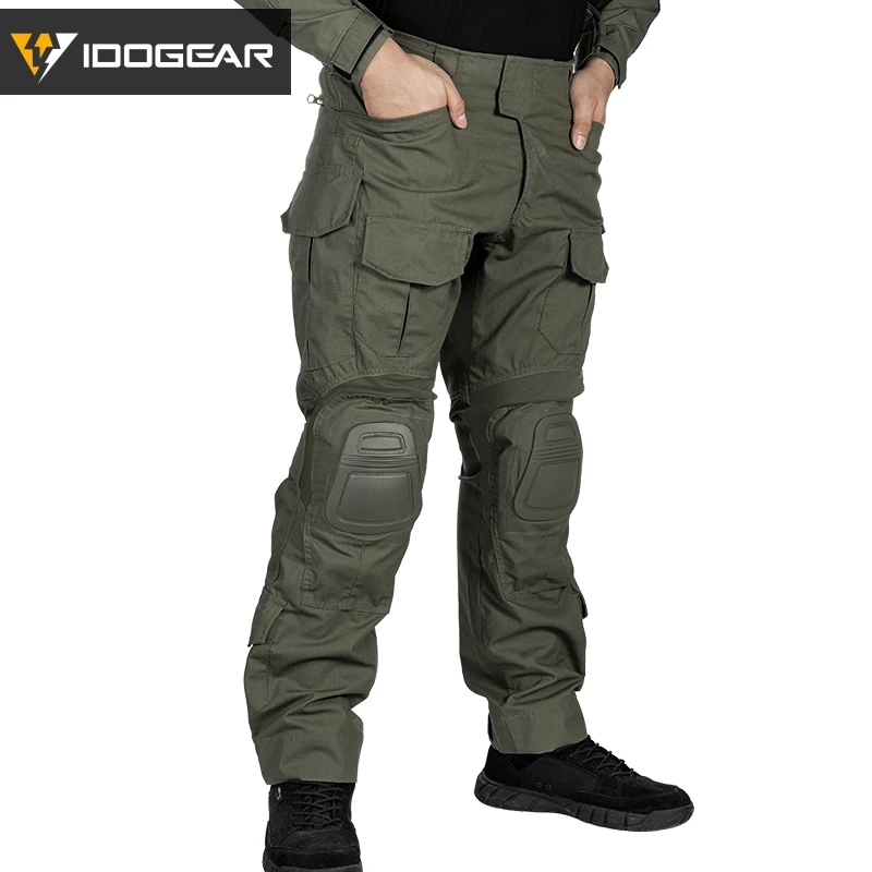 IDOGEAR Tactical G3 Combat Suit  Shirt & Pants Knee Pads Update Ver Camo Combat Uniform 3004